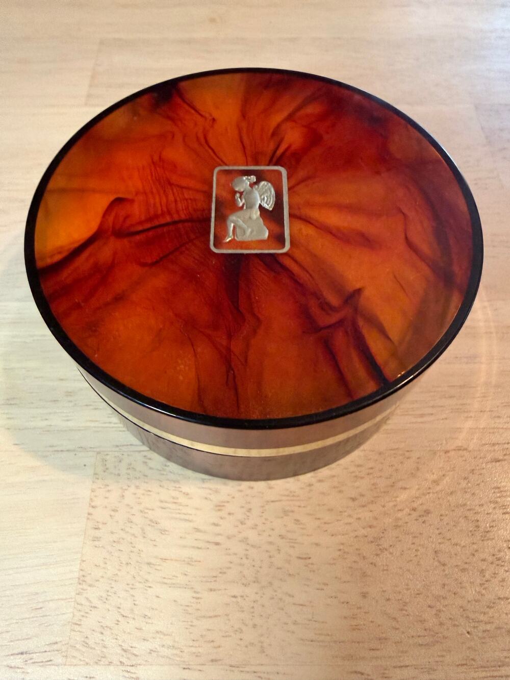Vintage Revlon Intimate Perfumed Dusting Powder Tortoiseshell Puff